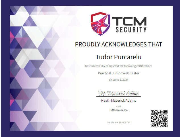 Practical Junior Web Tester - PJWT